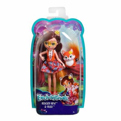 Enchantimals Ana Karakter Bebekler, Tilki Felicity Bebek ve Flick FXM71 - 1