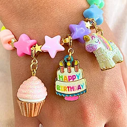 Charm It Gold Birthday Cake Ct03-14 - 2