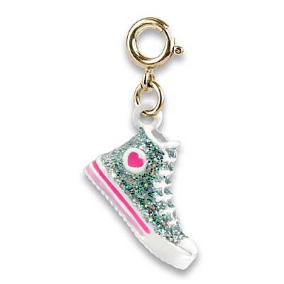Charm It Gold Glitter High Top Sneaker Charm CICC1502 - 1