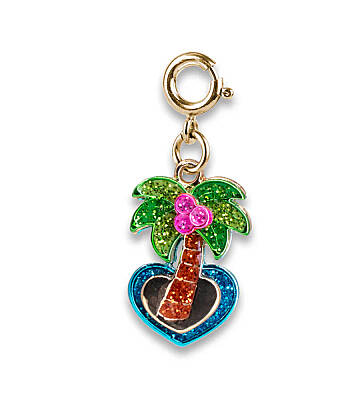 Charm It Gold Glitter Palm Tree Ct06-06 - 1