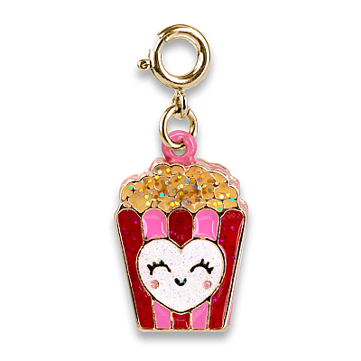 Charm It Gold Glitter Popcorn Charm CICC1442 - 1