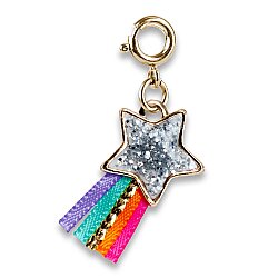 Charm It Gold Glitter Shooting Star Charm CICC1405 - Charm It