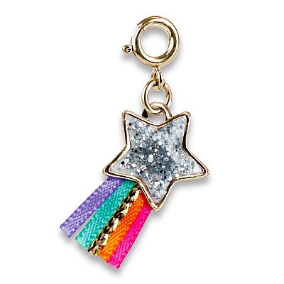 Charm It Gold Glitter Shooting Star Charm CICC1405 - 1