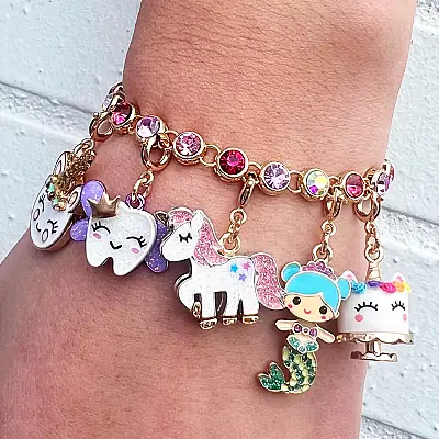 Charm It Gold Glitter Unicorn Charm Ct02-12 - 2