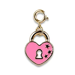 Charm It Gold Heart Lock Ct02-44 - 1