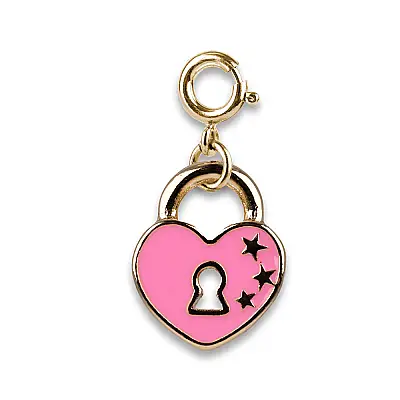 Charm It Gold Heart Lock Ct02-44 - 1