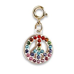 Charm It Gold Rainbow Sparkle Peace Ct02-40 - 1
