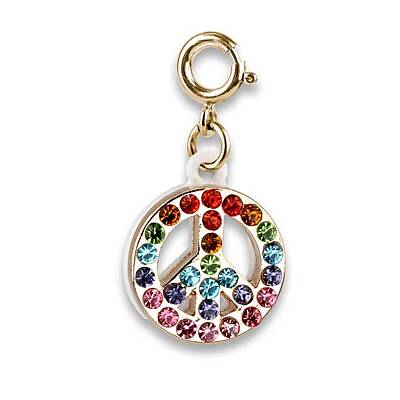 Charm It Gold Rainbow Sparkle Peace Ct02-40 - 1