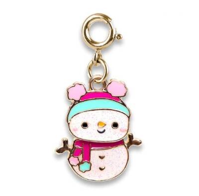 Charm It Gold Swivel Snowman Charm Cıcc1389 - 1
