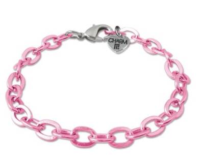 Charm It Pink Chain Bracelet /Zincir Bilezik Cıb301 - 1