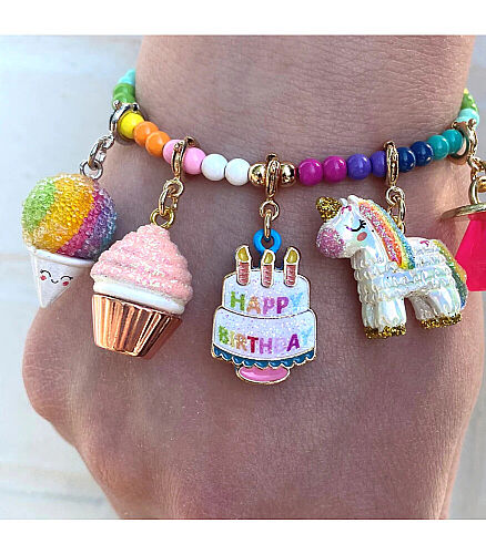 Charm It Rainbow Snow Cone Charm CICC1231 - 2