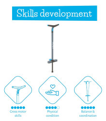 Chillafish Poogi Pogo Stick Jumping Stick Blue - Cppg01Blu - 2