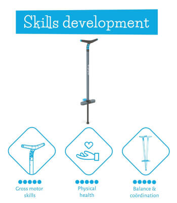 Chillafish Poogi Pogo Stick Jumping Stick Blue - Cppg03Blu - 2