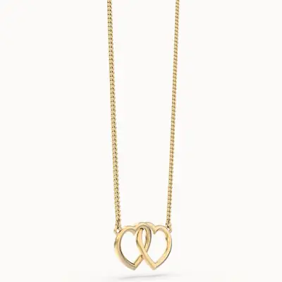 Chocli 18 Ayar Altın Kaplama Hearts Gold Kolye CH0602 - 3