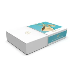 Chocli 18 Ayar Altın Kaplama Kahve & Çekirdek Gold Kolye CH0803 - 4