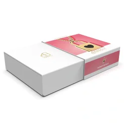 Chocli 18 Ayar Altın Kaplama Gold Kilit Kolye CH0603 - 5