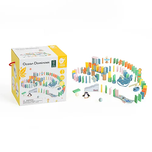 Classic World Ahşap Domino Oyunu - Okyanus 20220 - 2
