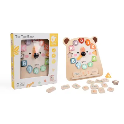 Classic World Ahşap Eğitici Saat 20277 - 6