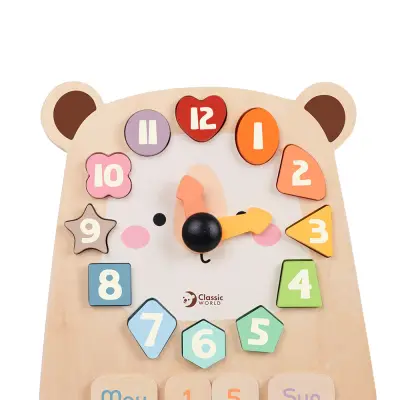 Classic World Ahşap Eğitici Saat 20277 - 2