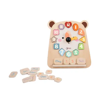 Classic World Ahşap Eğitici Saat 20277 - 1