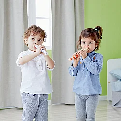 Classic World Ahşap Flüt - Turuncu 40538 - 2