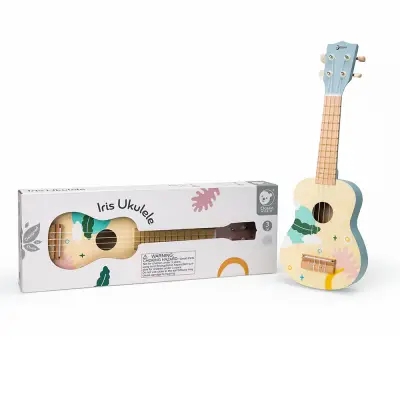 Classic World Ahşap Iris Ukelele - Mavi 40560 - 3