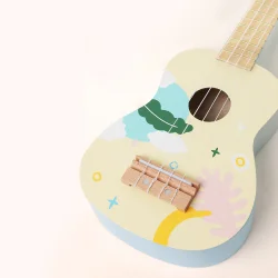 Classic World Ahşap Iris Ukelele - Mavi 40560 - 2