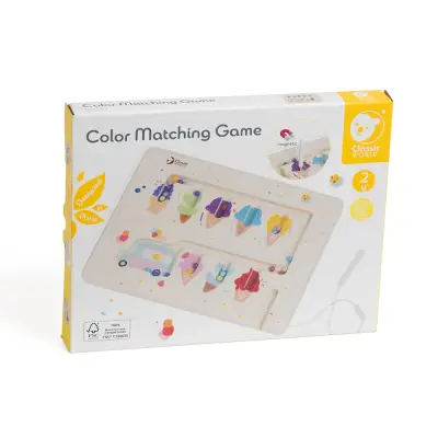 Classic World Ahşap Mıknatıslı Renk Eşleştirme Oyunu 20237 - 6
