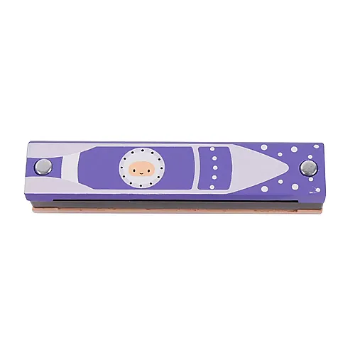 Classic World Ahşap Mızıka - Mor 40539M - 1