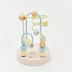 Classic World Wooden Bead Maze - Powder 54143P - 1