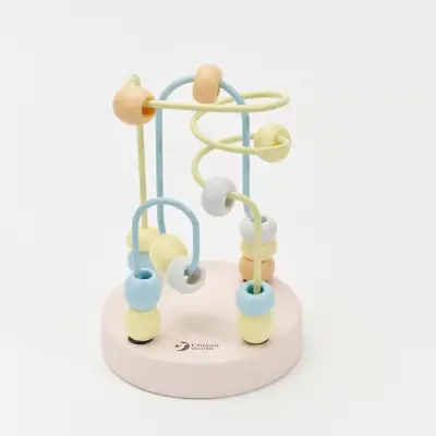 Classic World Wooden Bead Maze - Powder 54143P - 1