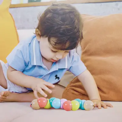 Classic World Wooden Caterpillar 54235 - 3