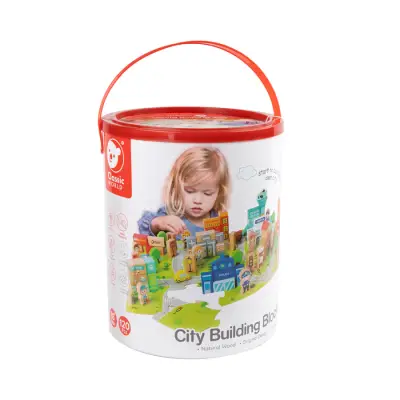 Classic World Wooden City Block Set 5005 - 4