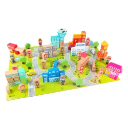 Classic World Wooden City Block Set 5005 - 1