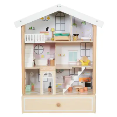 Classic World Wooden Happy Dollhouse 50552 - 1