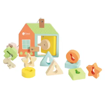 Classic World Wooden Locking Door Game 20143 - 1