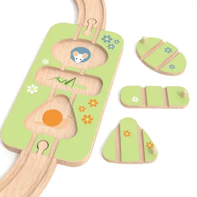 Classic World Wooden Mini Train Set 50618 - 3
