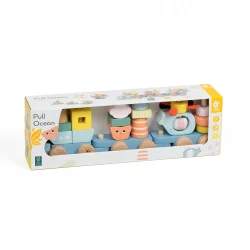 Classic World Wooden Ocean Themed Pull-Along Toy 10520 - 1