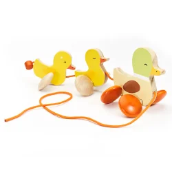 Classic World Wooden Pull-Along Duck 10513 - 1