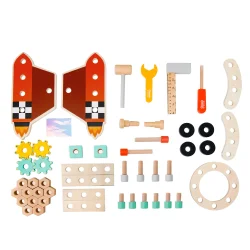 Classic World Wooden Rocket Workbench 50574 - 3