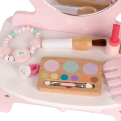 Classic World Wooden Vanity Table - Pink 50543 - 3