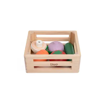 Classic World Wooden Vegetable Set 50642 - 1