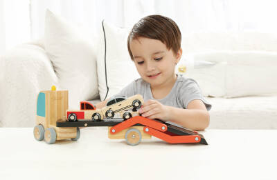 Classic World Wooden Vehicle Transport Truck 53771 - 3