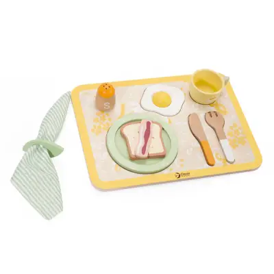 Classic World Wooden Vintage Breakfast Set 50575 - 1