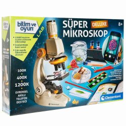 Clementoni Bilim ve Oyun - Süper Mikroskop Delüks Cle-64473 - 1
