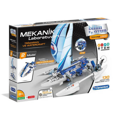 Clementoni Mechanical Laboratory Trimaran And Watercraft 64439 - 2