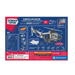 Clementoni Tr Mechanical Laboratory Aircraft And Helicopters 75028 - 2