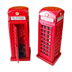 Colorful Telephone Booth Decorative Pencil Sharpener Da22-07 - 3