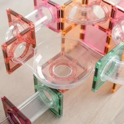 Connetix Pastel Ball Run Expansion Set - 80 Parca Con-Eu-P80Br - 8