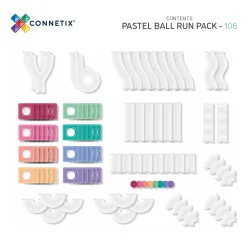 Connetix Pastel Ball Run Set - 106 Parca Con-Eu-P106Br - 2